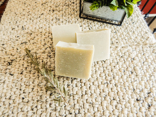Rosemary Peppermint Tallow Shampoo & Body Natural Soap