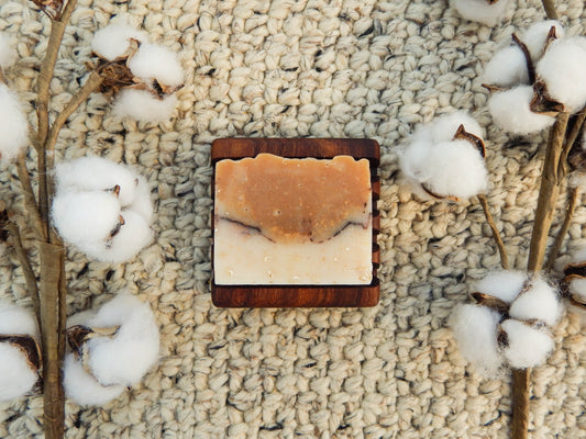 Honey Oatmeal Scrub Natural Goat Milk Soap