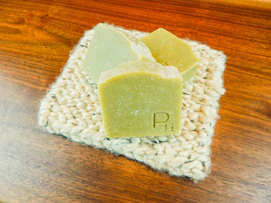 Basil Patchouli Peppermint Natural Goat Milk Soap