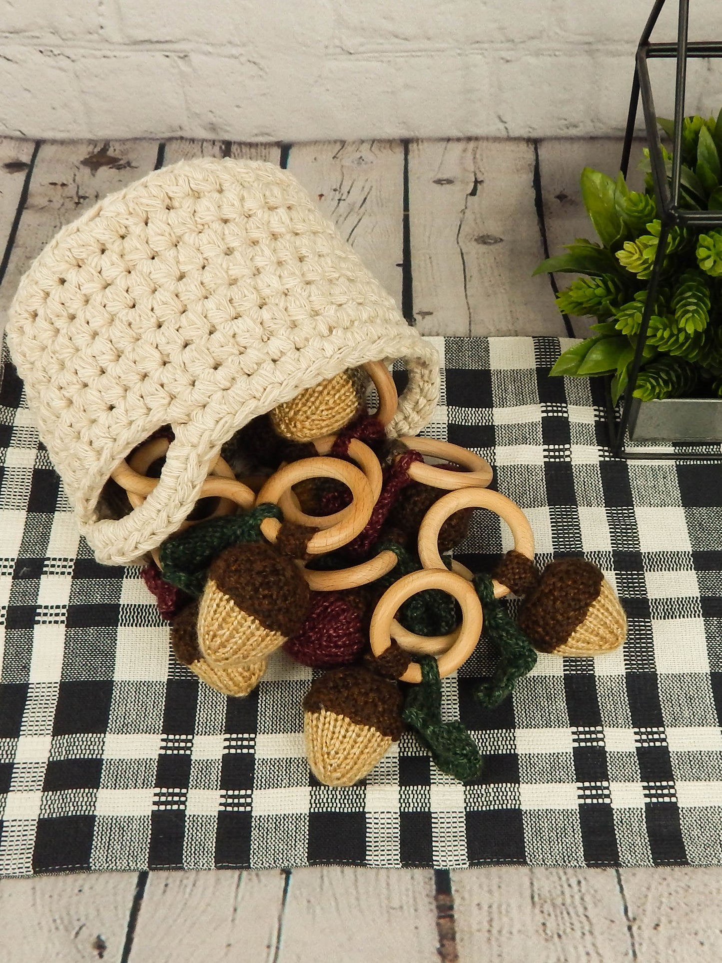 Acorn Rattle Teether