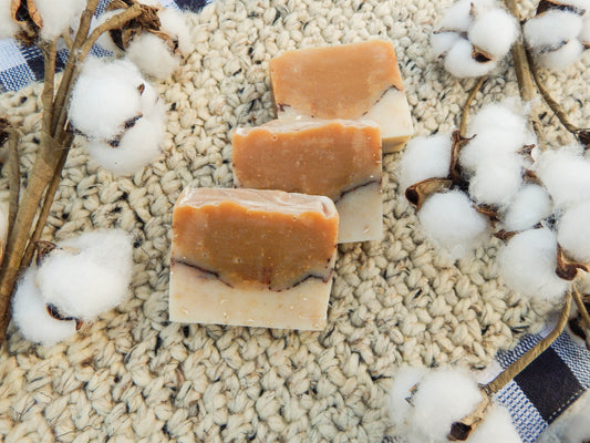 Honey Milk Oatmeal Scrub Natural Soap