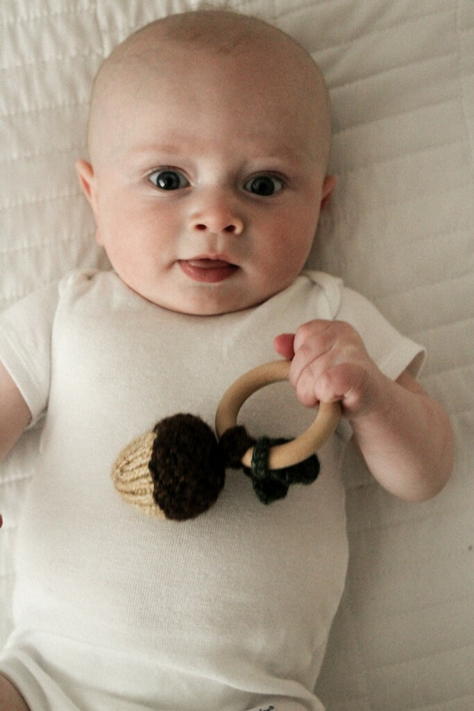 Acorn Rattle Teether